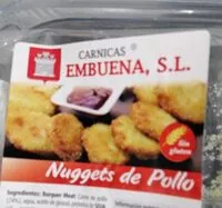 Mängden socker i Nuggets de pollo