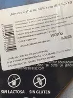 Mängden socker i Jamón de cebo ibérico 50%