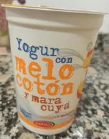 Mängden socker i Yogur con melocotón y maracuya