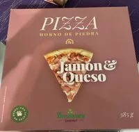 Mängden socker i Pizza horno de piedra jamón  y queso