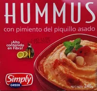 Mängden socker i Hummus con pimiento del piquillo asado