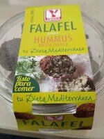 Mängden socker i FALAFEL plus HUMMUS RECETA CLASICA
