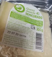 Mängden socker i Queso mezcla semicurado