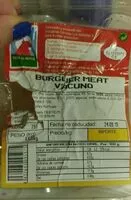 Mängden socker i Burguer Meat Vacuno