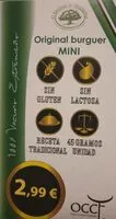 Mängden socker i Original burguer mini