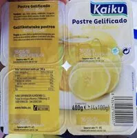 Mängden socker i Postre gelificado