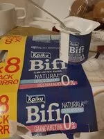 Mängden socker i Bifi yogur natural desnatado 0% edulcorado