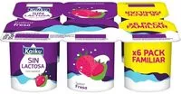 Mängden socker i Yogur sin lactosa sabor fresa