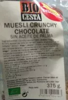 Mängden socker i Muesli Crunchy Chocolate