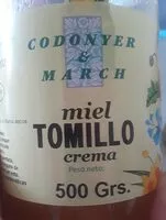 Mängden socker i Miel Tomillo crema