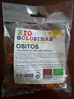 Mängden socker i Ositos con fruta natural 100% vegetal