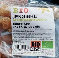 Mängden socker i Jengibre confitado con azucar de caña