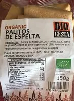 Mängden socker i Palitos de espelta