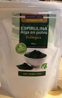Mängden socker i Espirulina Alga en polvo