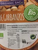 Mängden socker i Chips de garbanzos