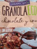 Mängden socker i Granola con chocolate y coco
