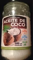 Mängden socker i Aceite de coco