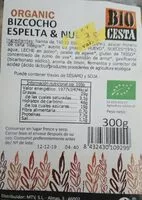 Mängden socker i Bizcocho espelta & nueces