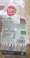 Mängden socker i Organic buzcocho coco chips