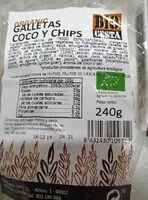Mängden socker i Galletas coco y chips
