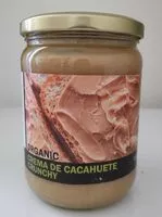 Mängden socker i Crema de cacahuete crunchy