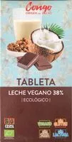 Mängden socker i Tableta chocolate c/ leche vegano 38%