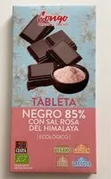Mängden socker i Tableta Negro 85% con sal rosa del Himalaya