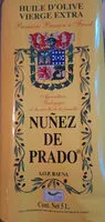 Mängden socker i Nunez De Prado Organic Extra Virgin Olive Oil - 5 L