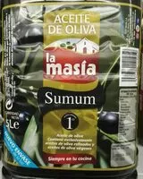 Mängden socker i Aceite La Masía Summum Intenso 1 º 5 Litros