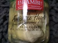 Mängden socker i La Rambla Whole Artichoke Hearts