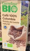 Mängden socker i Cafe Molido natural 100% Colombia