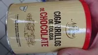 Mängden socker i Cigarrillos de Tolosa de chocolate