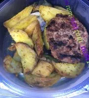 Mängden socker i Steack haché avec des pommes de terre au four