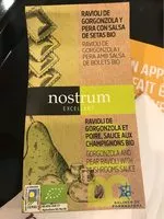 Mängden socker i Ravioli de gorgonzola et poire