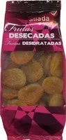Mängden socker i Albaricoques deshidratados