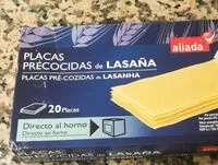 Mängden socker i Placas precocidas de lasaña