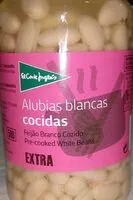 Mängden socker i Alubias blancas cocidas