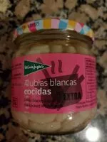 Mängden socker i Alubias blancas cocidas