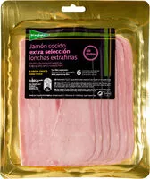 Mängden socker i Jamón cocido extra selección lonchas extrafinas