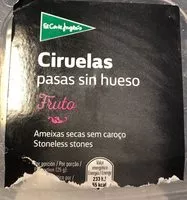 Mängden socker i Ciruelas pasas sin hueso
