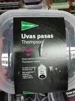 Mängden socker i Uvas pasas Thompson