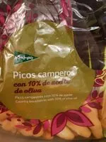 Mängden socker i Picos camperos de pan con aceite de oliva