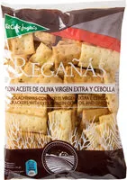 Mängden socker i Regañás con cebolla y aceite de oliva virgen extra