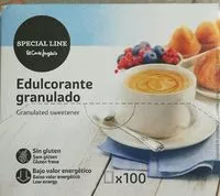 Mängden socker i Édulcorant granulé