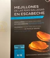 Mängden socker i Mejillones en escabeche