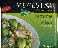 Mängden socker i Menestra de verduras