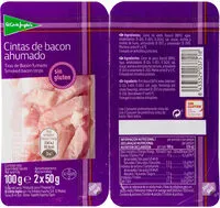 Mängden socker i Cintas de bacon ahumado