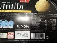 Mängden socker i Helado de vainilla