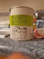 Mängden socker i Pera mitades en almíbar ligero lata 480 g neto escurrido