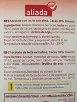 Mängden socker i Chocolate con leche extrafino